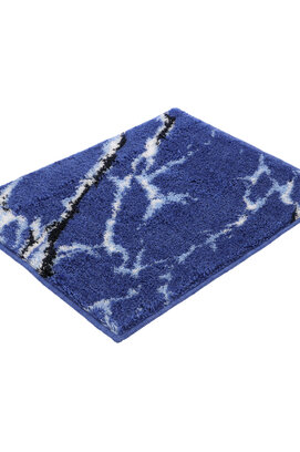 Vossen Marble Bidetmat 50x60 deep blue