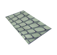 Vossen Strandlaken shadow play 100x180 soft green