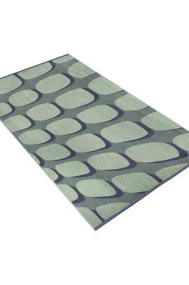 Vossen Strandlaken shadow play 100x180 soft green