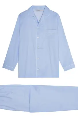 Ambassador Bern Light Blue Heren Pyjama 699-48-M