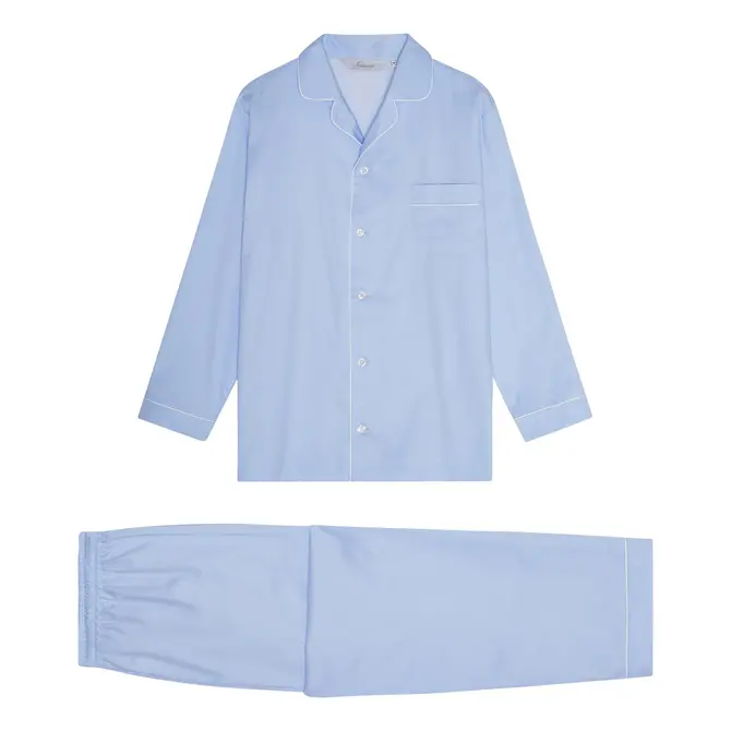 Ambassador Bern Light Blue Heren Pyjama 699-48-M