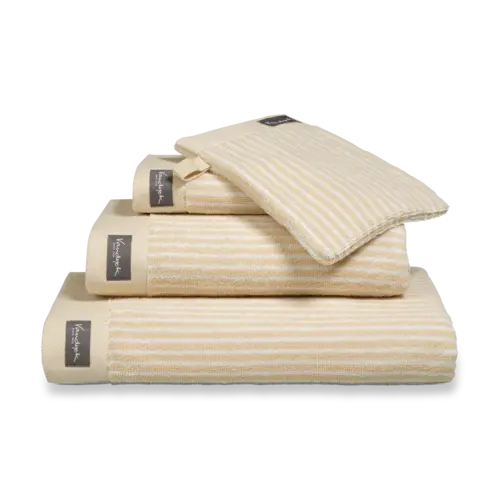 Vandyck Vandyck Home Towel Petit Ligne bleachedsand handdoek 60x110 afbeelding
