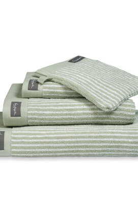 Vandyck Home Petit Ligne Smoke Green Douchelaken 70x140