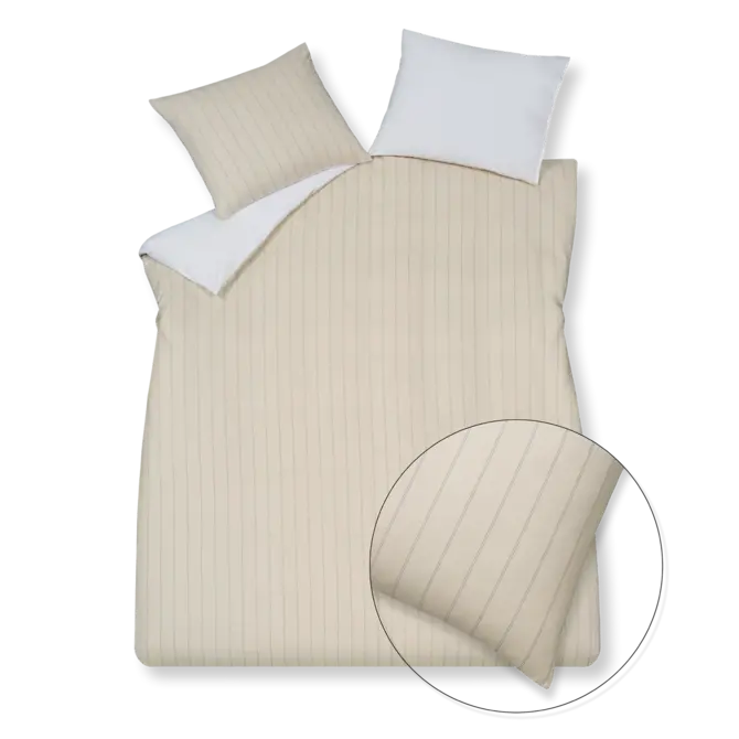 Vandyck Home Puglia Percale creamtan Kussensloop (60x70)