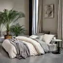 Vandyck Vandyck Dekbedovertrek Home Puglia Percale grey Lits-jumeaux (240x200/220 )