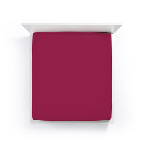 Bella Donna Bella Donna Hoeslaken Jersey Lits-jumeaux XL bordeaux-0030 200/220-200/240 afbeelding