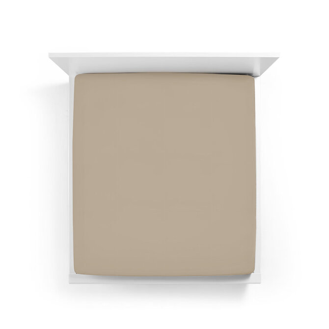 Bella Donna Hoeslaken Jersey Eenpersoons champagne-0711 70/190-80/220