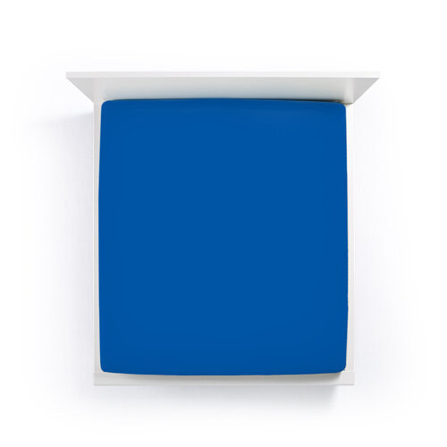 Bella Donna Bella Donna Hoeslaken Jersey Tweepersoons royalblauw-0183 140/190-160/220 afbeelding