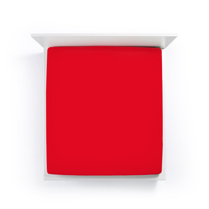 Bella Donna Hoeslaken Jersey Lits-Jumeaux rood-0185 180/200-200/220 Bella Donna Hoeslaken Jersey Lits-Jumeaux rood-0185 180/200-200/220