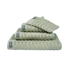 Vandyck Home Wave Smoke Green Douchelaken 70X140