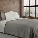 Dommelin Dommelin  Dekbedovertrek Bari Percal 200TC Taupe-Nootmuskaat 260x200/220 cm