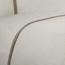 Dommelin Dommelin  Dekbedovertrek Bari Percal 200TC Ecru-Kaki 140x200/220 cm