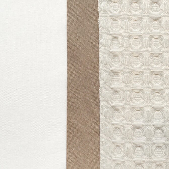 Dommelin  Dekbedovertrek Bari Percal 200TC Ecru-Kaki 260x200/220 cm