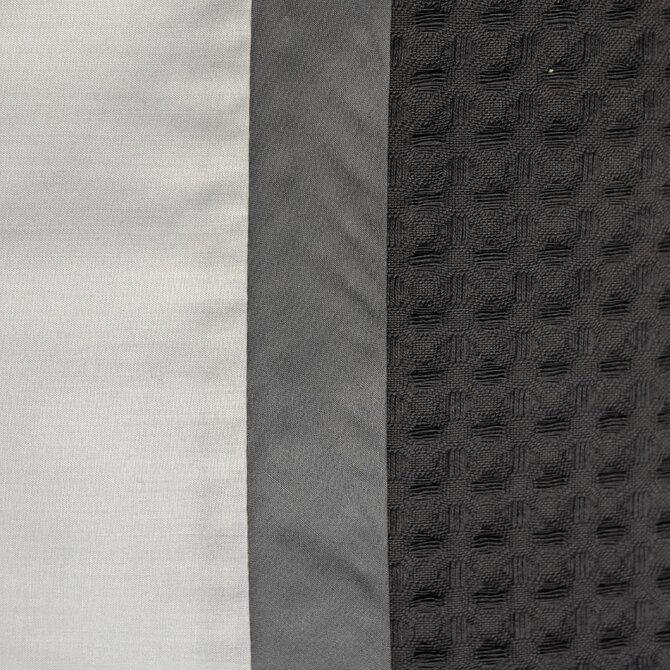 Dommelin  Dekbedovertrek Bari Percal 200TC Steenkool-Olifantgrijs 200x200/220 cm