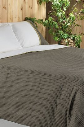 Dommelin  Dekbedovertrek Bari Percal 200tc Leem-Brons 240x200/220 cm