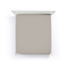 Bella Donna Jersey La Piccola Duo 1 Splittopperhoeslaken 140x210-220 cm platina-0125