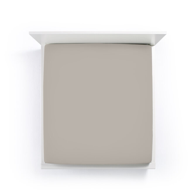 Bella Donna Jersey La Piccola Topperhoeslaken 160x210-220 cm platina-0125