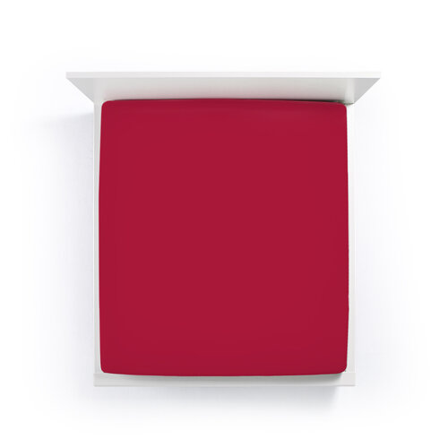 Bella Donna Bella Donna Jersey La Piccola Duo 2 Splittopperhoeslaken 180x190-200 cm carmijnrood-0188 afbeelding