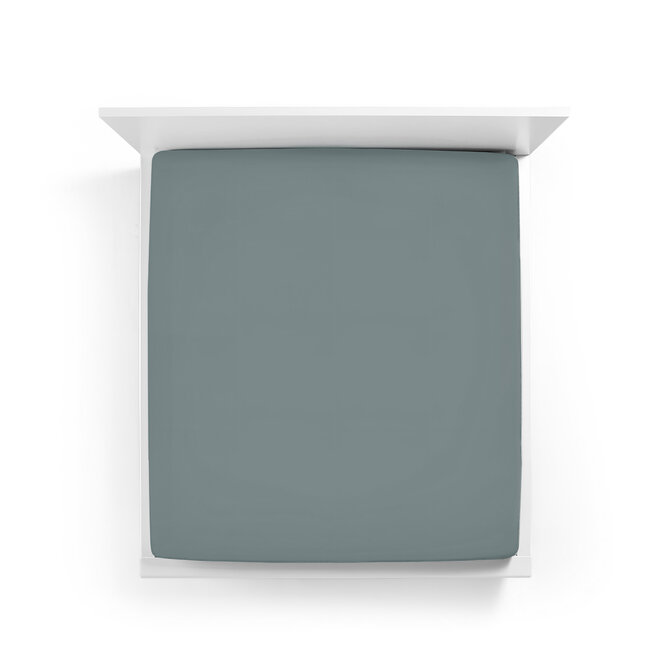 Bella Donna Jersey La Piccola Topperhoeslaken 160x190-200 cm cement-0219