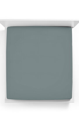 Bella Donna Jersey La Piccola Duo 2 Splittopperhoeslaken 200x210-220 cm cement-0219