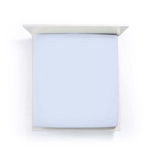 Bella Donna Bella Donna Jersey La Piccola Duo 1 Splittopperhoeslaken 180x210-220 cm hemelblauw-0523 afbeelding