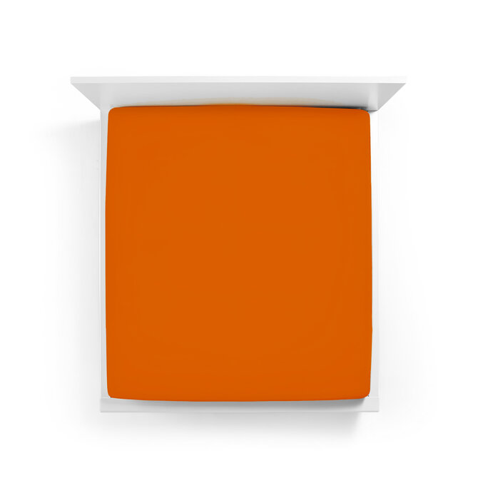 Bella Donna Hoeslaken Jersey Eenpersoons  70x190-80x220 cm Cayenne-0715