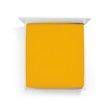 Bella Donna Jersey La Piccola Duo 1 Splittopperhoeslaken 180x210-220 cm Curry-0547