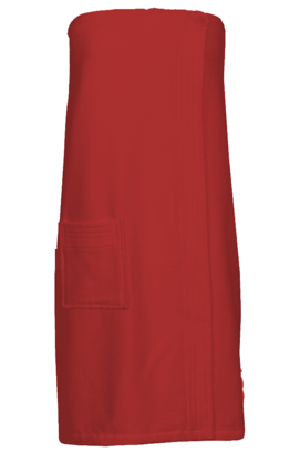 Carl Ross saunakilt dames 30100 deep red 80x140cm