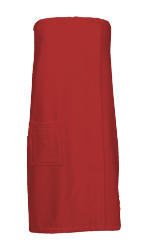 Carl Ross Carl Ross saunakilt dames 30100 deep red 80x140cm afbeelding