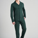 Schiesser Schiesser heren pyjama lang 175638 donkergroen 50