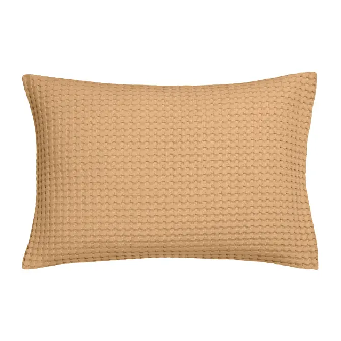 Vandyck Kussensloop  Pique Wafel Toffee 40x55