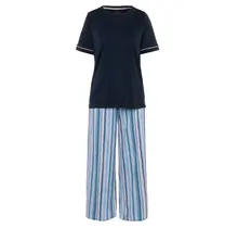 Schiesser  damespyjama 174821 nightblue 42