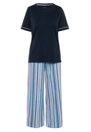 Schiesser Schiesser damespyjama 174821 nightblue 38 afbeelding