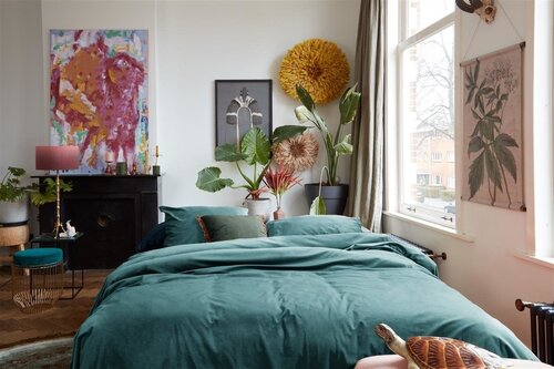 At Home by Beddinghouse At Home by BeddingHouse Tender Dekbedovertrek - Blauwgroen 240x200/220 afbeelding