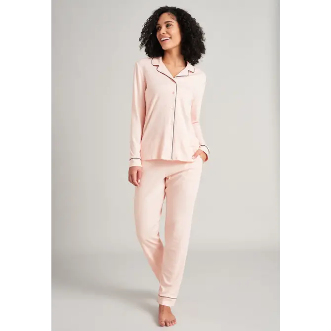 Schiesser damespyjama 175547 zartrosa 46/3XL
