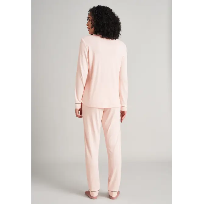 Schiesser damespyjama 175547 zartrosa 46/3XL
