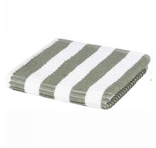 Jorzolino Streep vaatdoek 32x32 Grijs Groen
