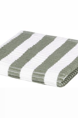 Jorzolino Streep vaatdoek 32x32 Grijs Groen