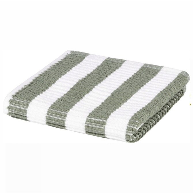 Jorzolino Vaatdoek Wit Grijsgroen 32x32