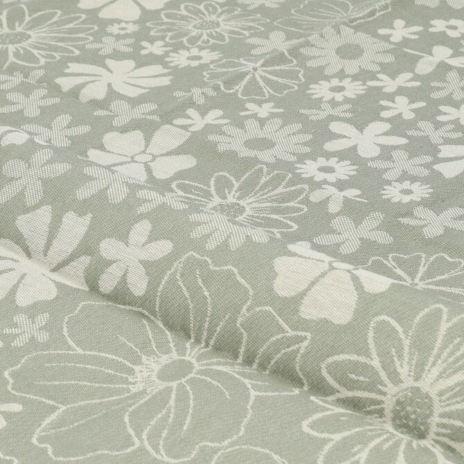 Bunzlau Castle Flowerbed theedoek 65x65 Dark Green