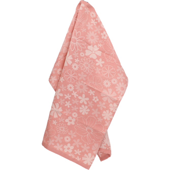 Bunzlau Castle Flowerbed theedoek 65x65 Pink