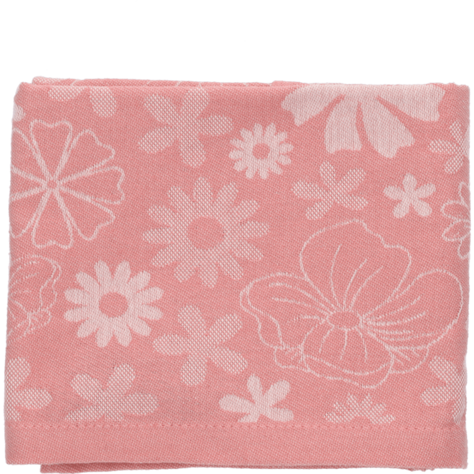 Bunzlau Castle Flowerbed theedoek 65x65 Pink
