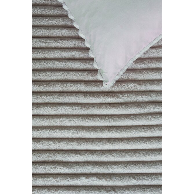 Rivièra Maison Kussensloop Furry Stripes Gebroken wit 60x70 cm