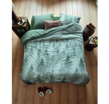 Rivièra Maison Dekbedovertrek Foggy Forest Groen 240x200/220 cm