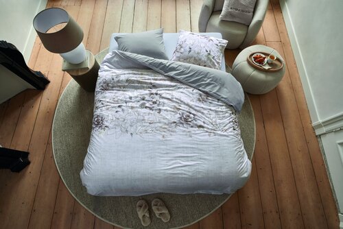 Rivièra Maison Rivièra Maison Dekbedovertrek Bernice Naturel 200x200/220 cm afbeelding