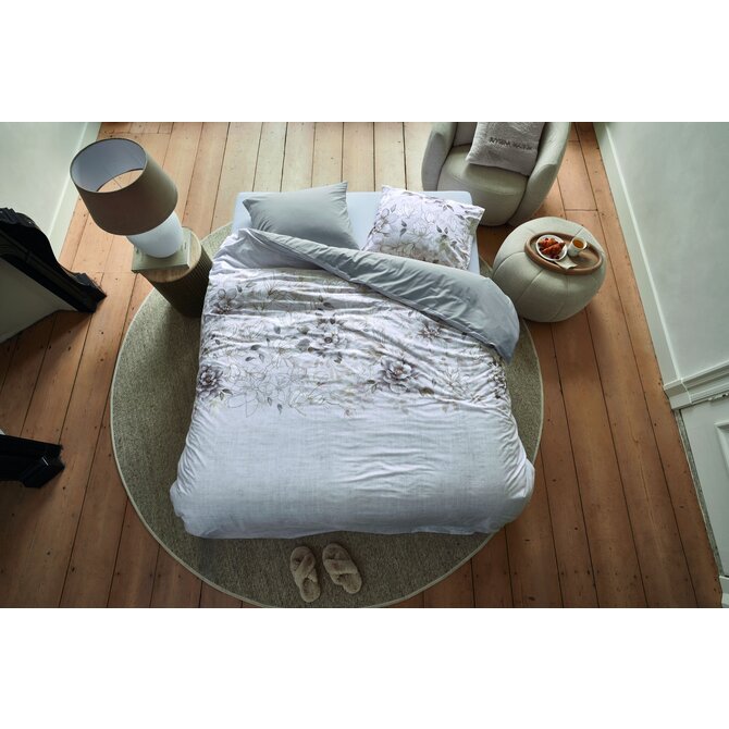 Rivièra Maison Dekbedovertrek Bernice Naturel 200x200/220 cm