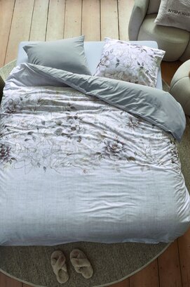 Rivièra Maison Dekbedovertrek Bernice Naturel 140x200/220 cm