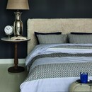 Rivièra Maison Rivièra Maison Dekbedovertrek Lawrence Blauwgrijs 140x200/220 cm