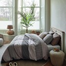 Rivièra Maison Rivièra Maison Dekbedovertrek Lawrence Bruin 260x200/220 cm