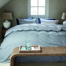 Rivièra Maison Rivièra Maison Dekbedovertrek Emery Blauwgrijs 200x200/220 cm